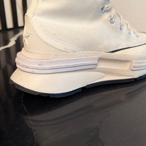 Converse Off-White High-Top Sneakers - Picture 6 of 6